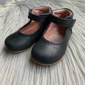 Jacadi Baby Girl Leather Mary Jane Shoes Velcro